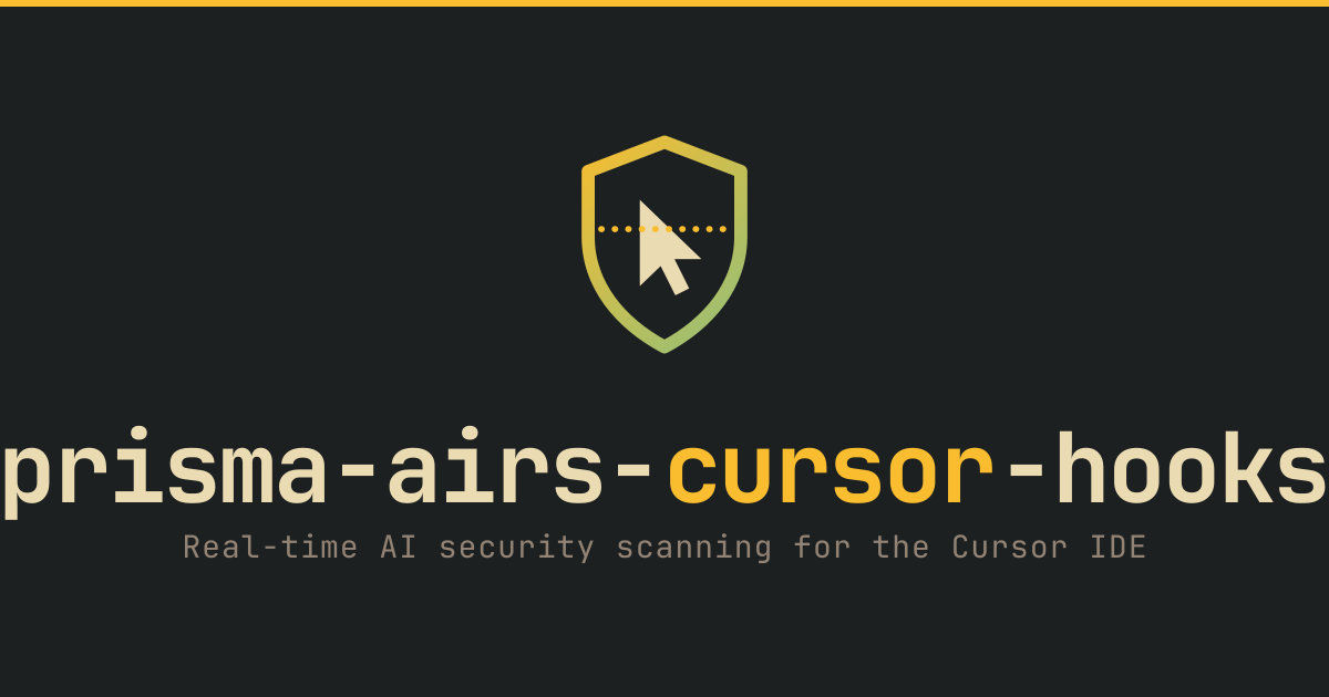 Architecture Overview | Prisma AIRS Cursor Hooks